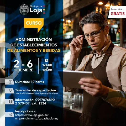 Administración de establecimientos de alimentos y bebidas