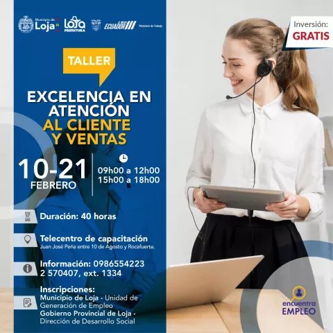 Excelencia en atención al cliente y ventas