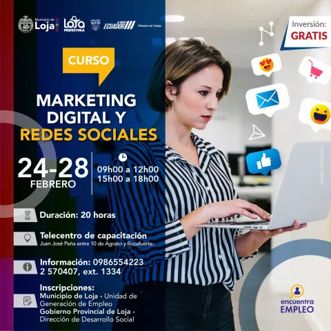 Marketing digital y manejo de redes sociales