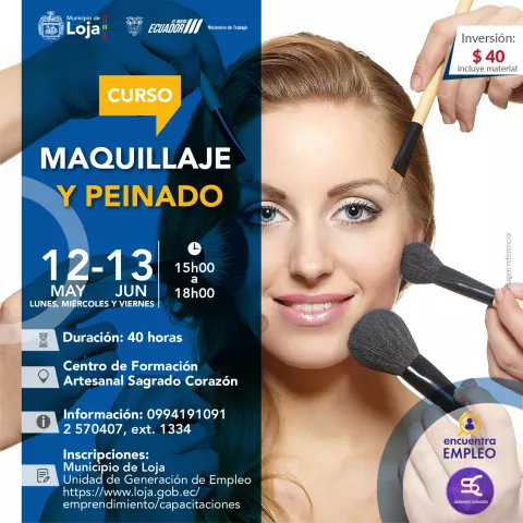 Maquillaje y peinado