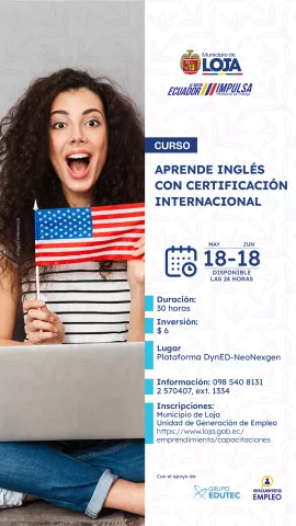 Aprender inglés con certificación internacional implica seguir un programa de estudio