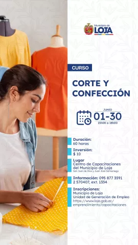 Aprende a confeccionar prendas de vestir 