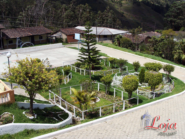 Parque central de la parroquia