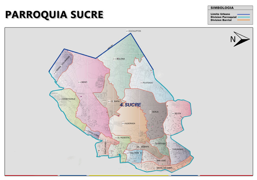 Mapa de la Parroquia Sucre